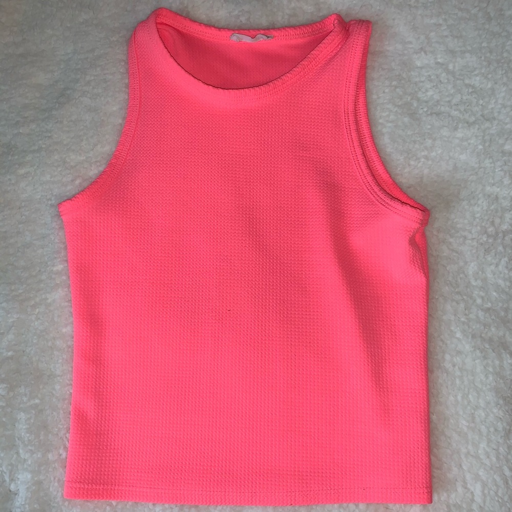 Crop High Neck Top